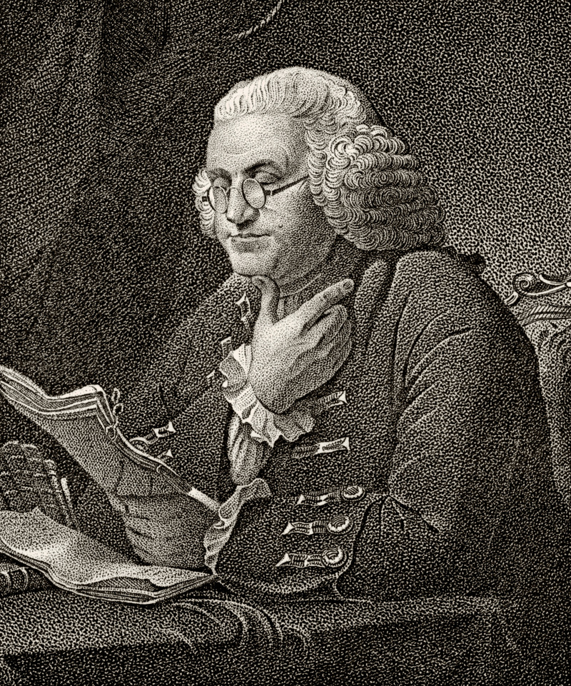 Illustration for article titled A Salute to Benjamin Franklin, the Original Tiny Glasses-Wearer